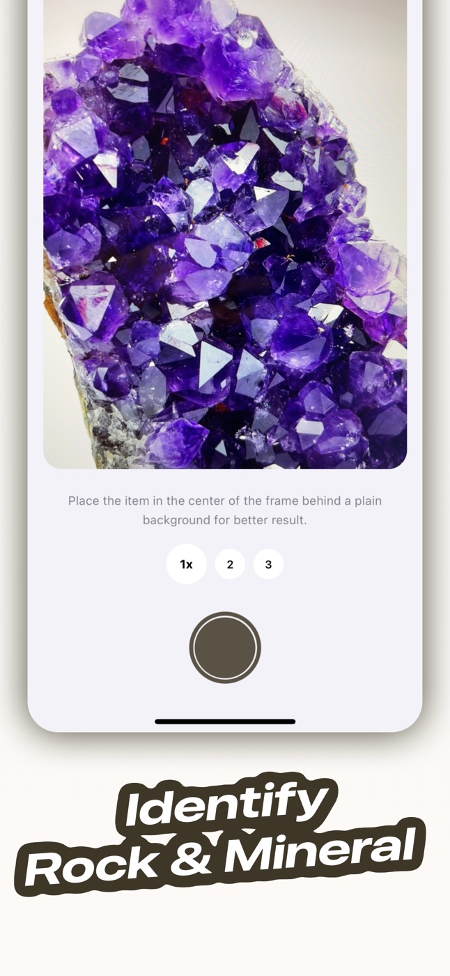 Identify rocks and minerals with your camera